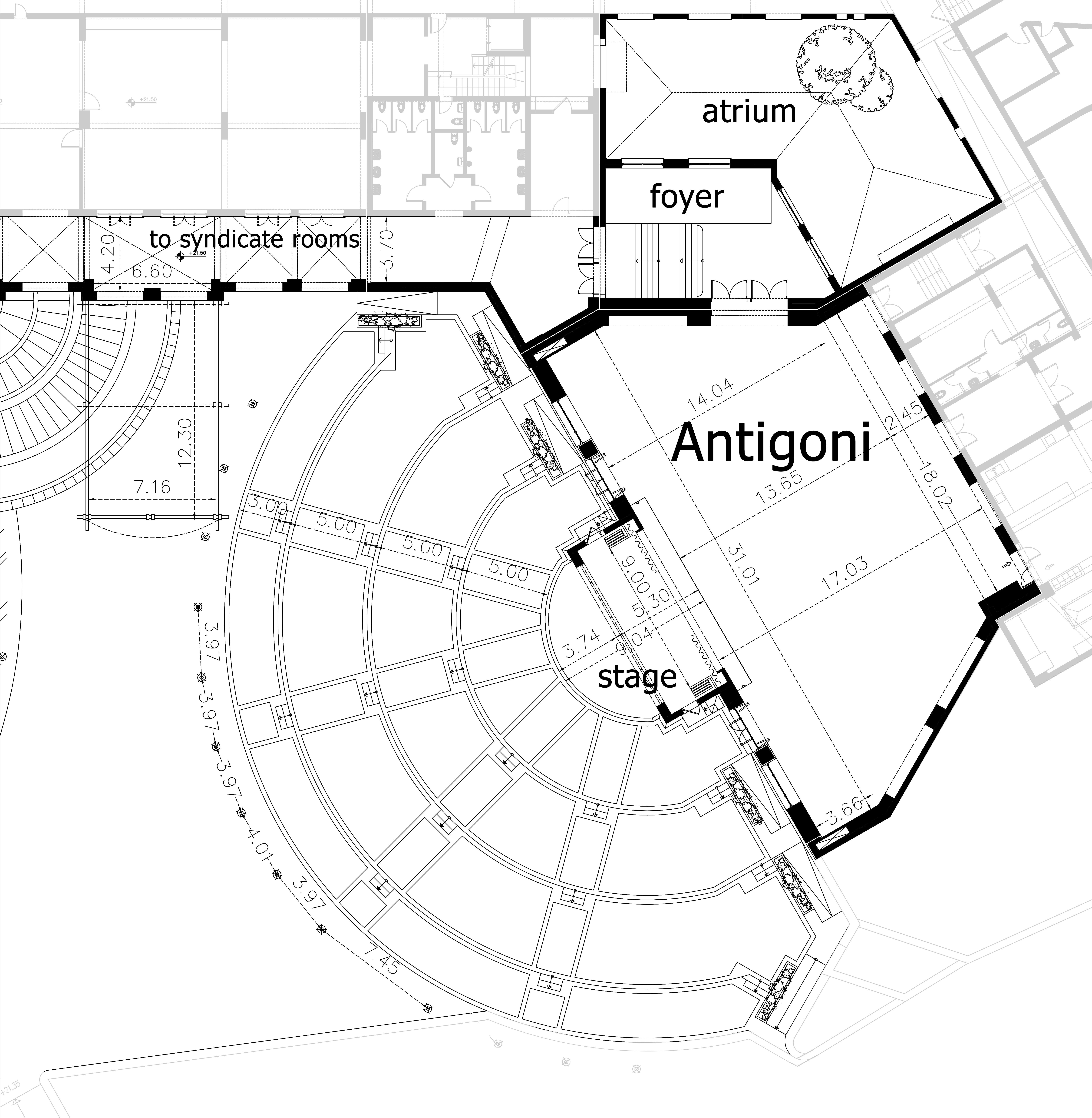 Antigoni Theater Pool Level