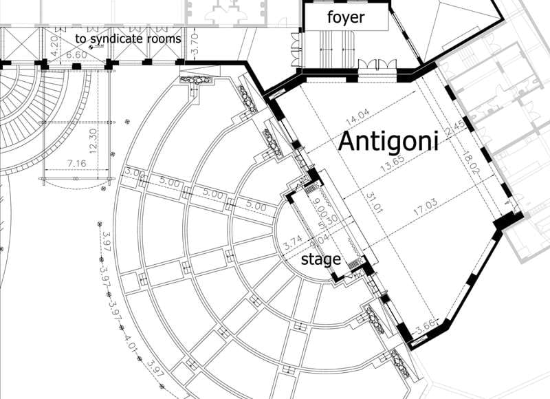 Antigoni Theater Pool Level